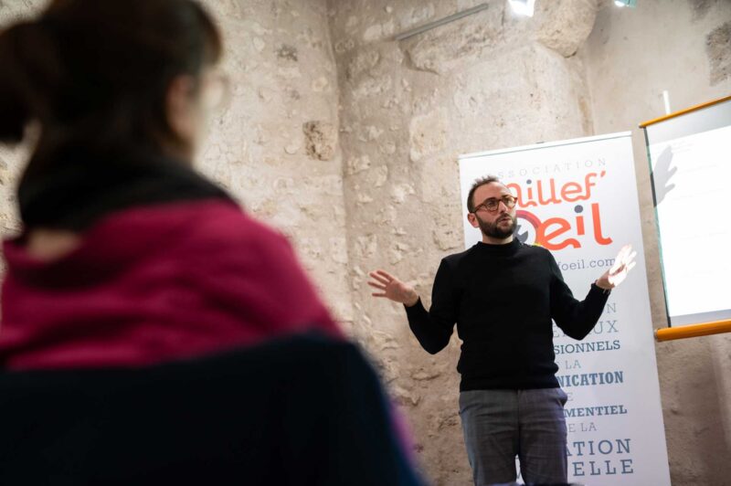 Conférence de l'association Millef'oeil, soirée sur le réseau social Tik Tok