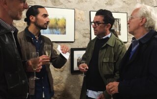 Vernissage de l'expo photo de Valéry Trillaud - échanges informels