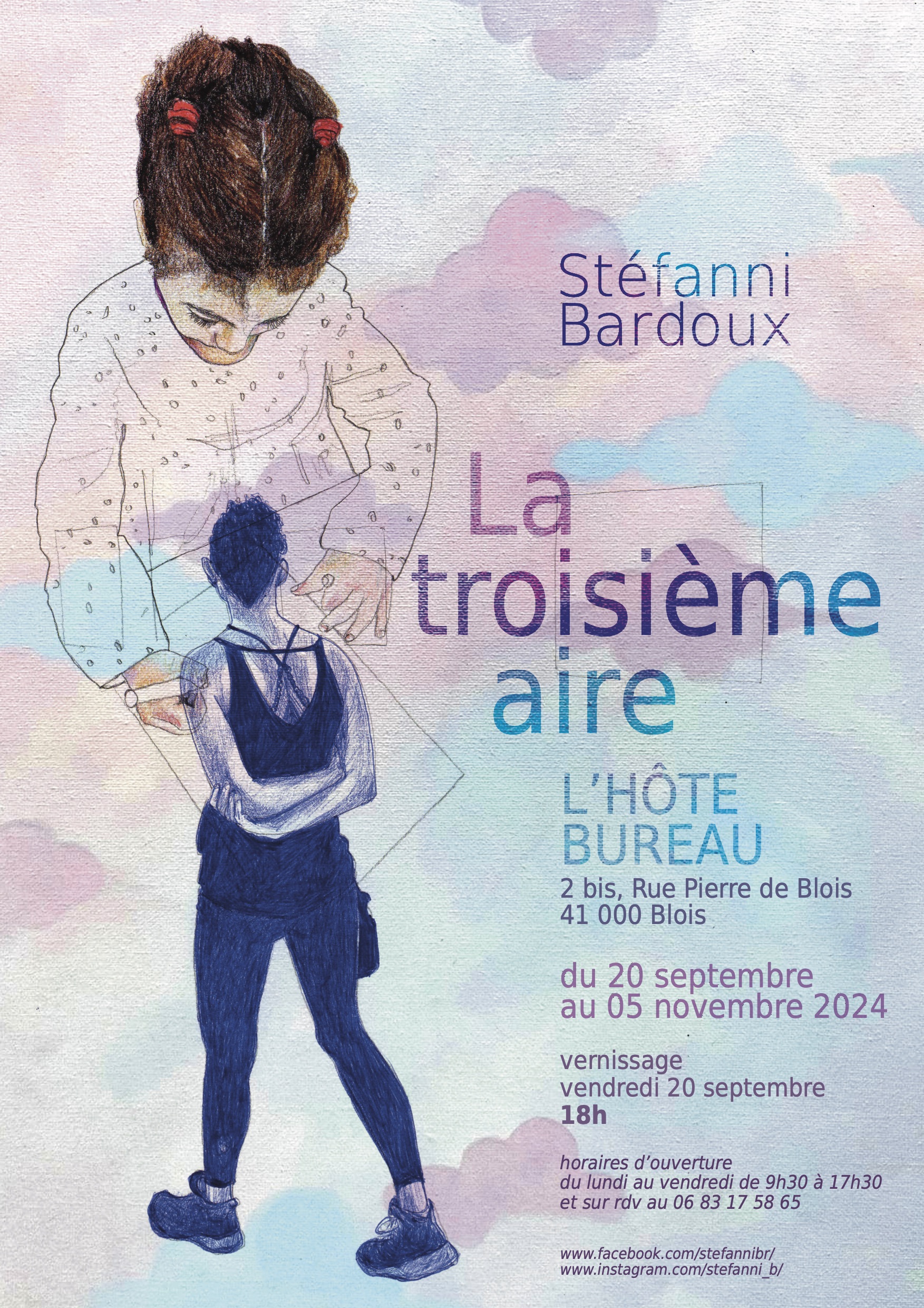 affiche exposition de stefanni bardoux